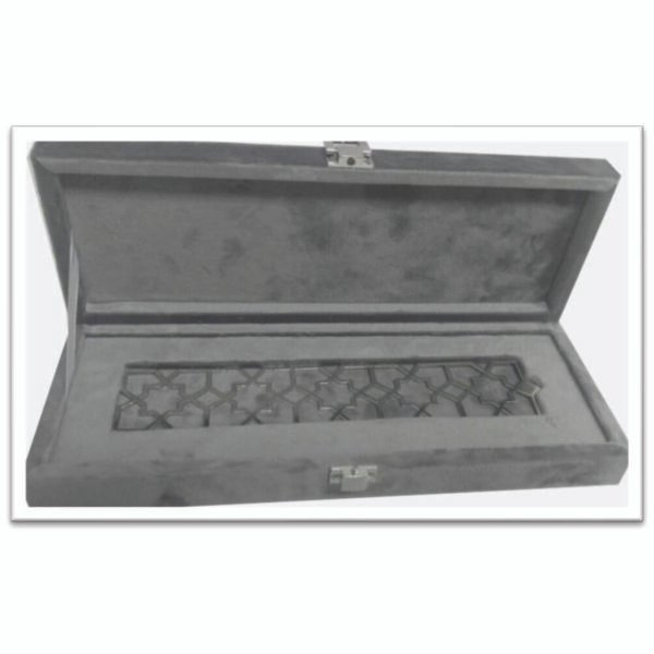 Grey Velvet Box