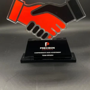 Customized crystal trophy - B