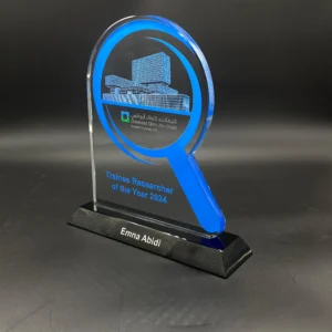 Customized crystal trophy - C
