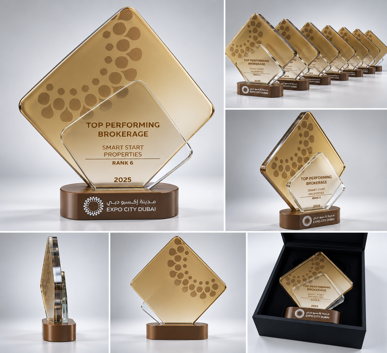 BN Crystal 2D crystal award collection